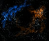 Stars and nebulae backdrop