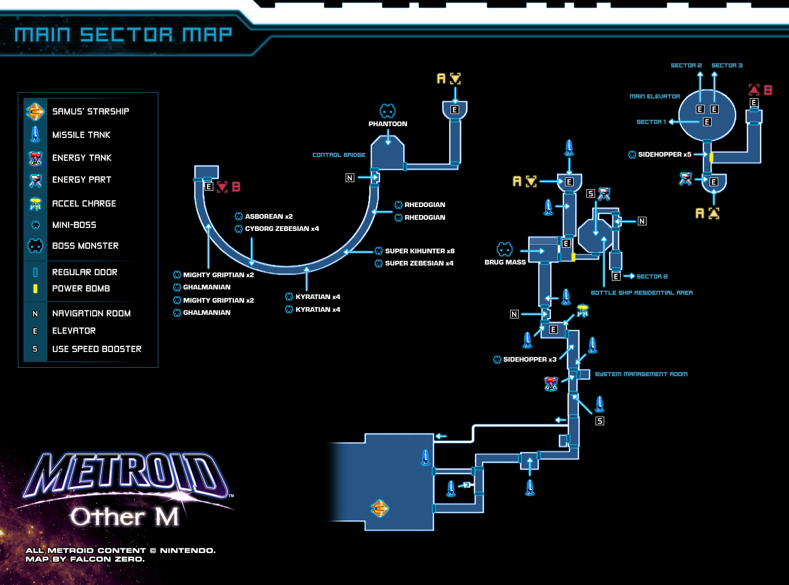 Super metroid карта