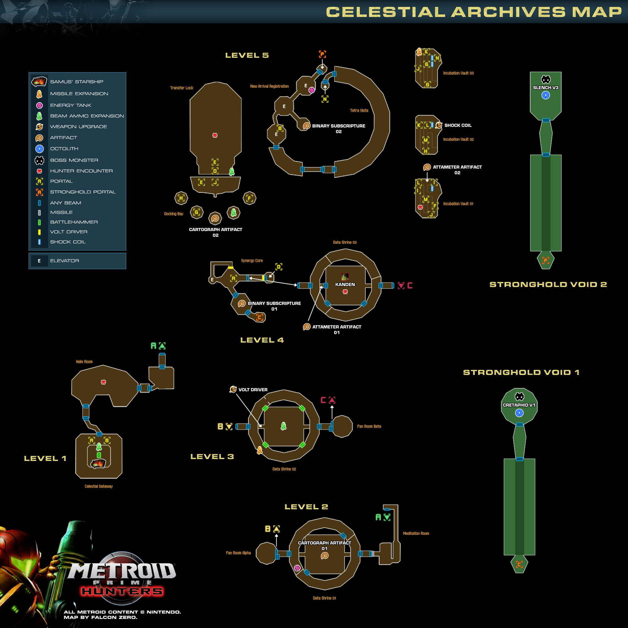 Карта metroid dread
