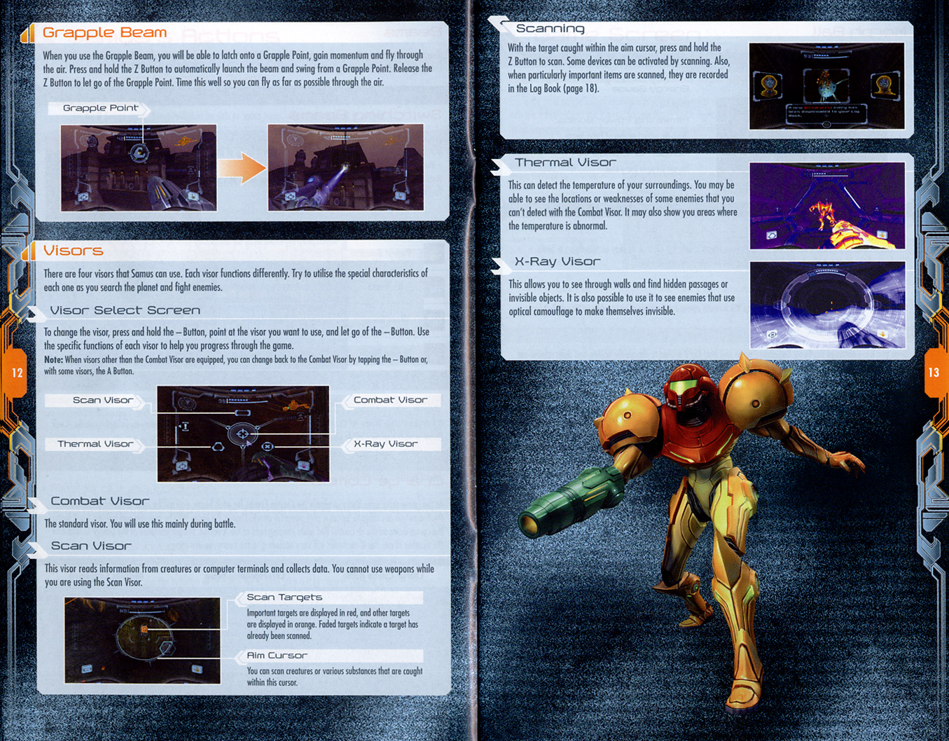 Metroid Prime Trilogy instruction manual