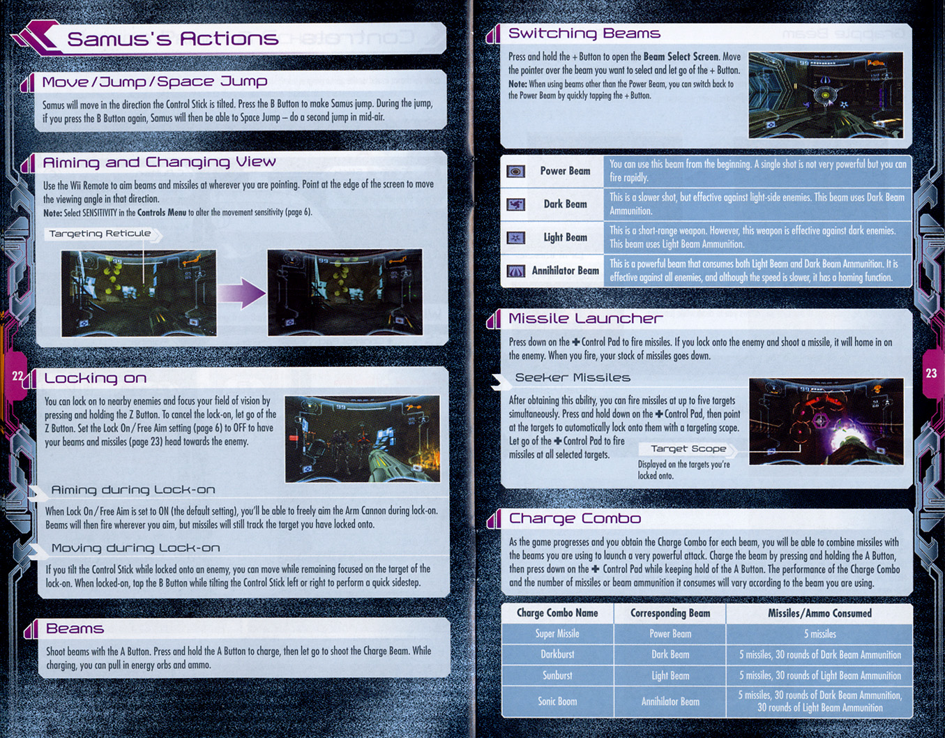 Metroid Prime Trilogy instruction manual