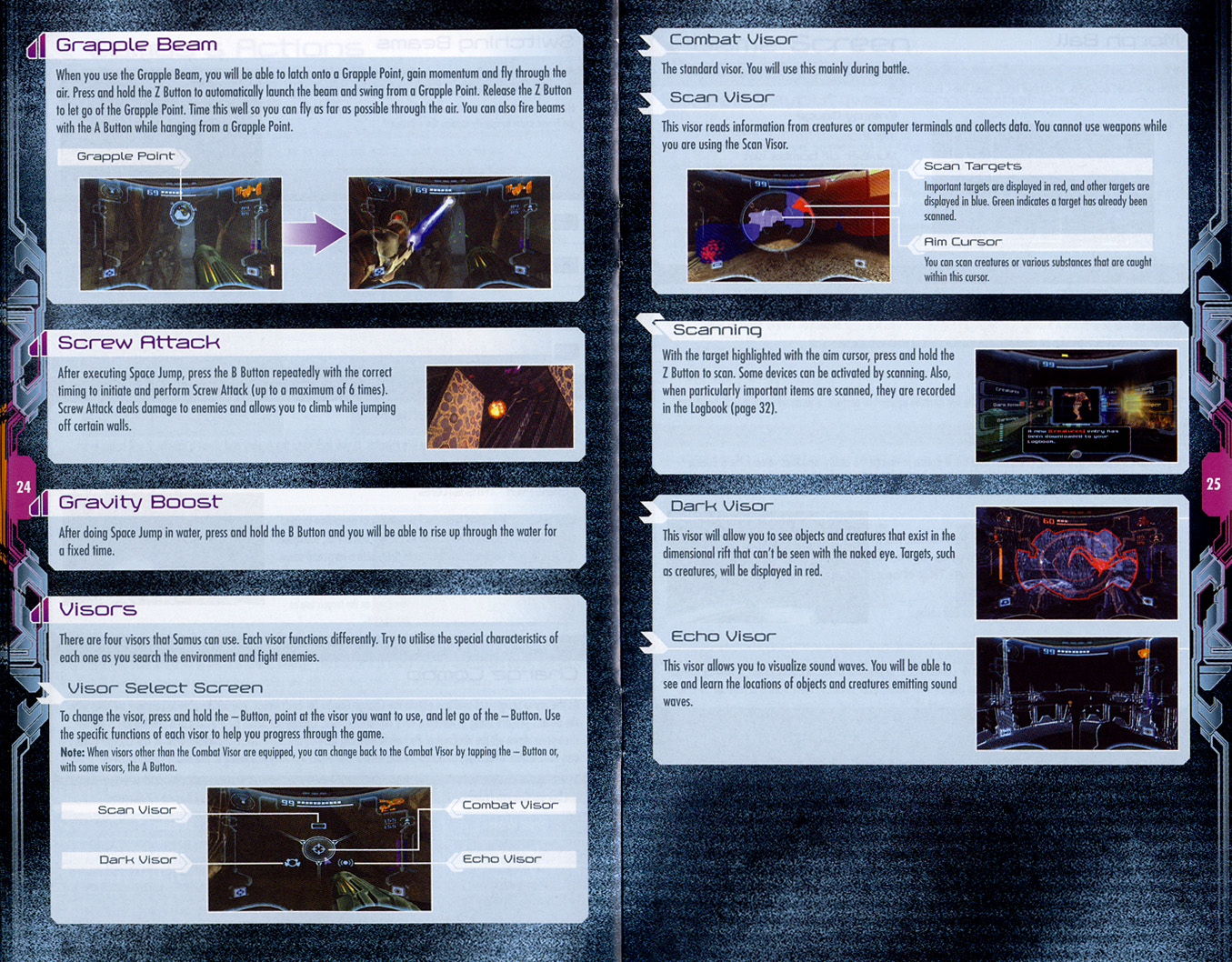 Metroid Prime Trilogy instruction manual