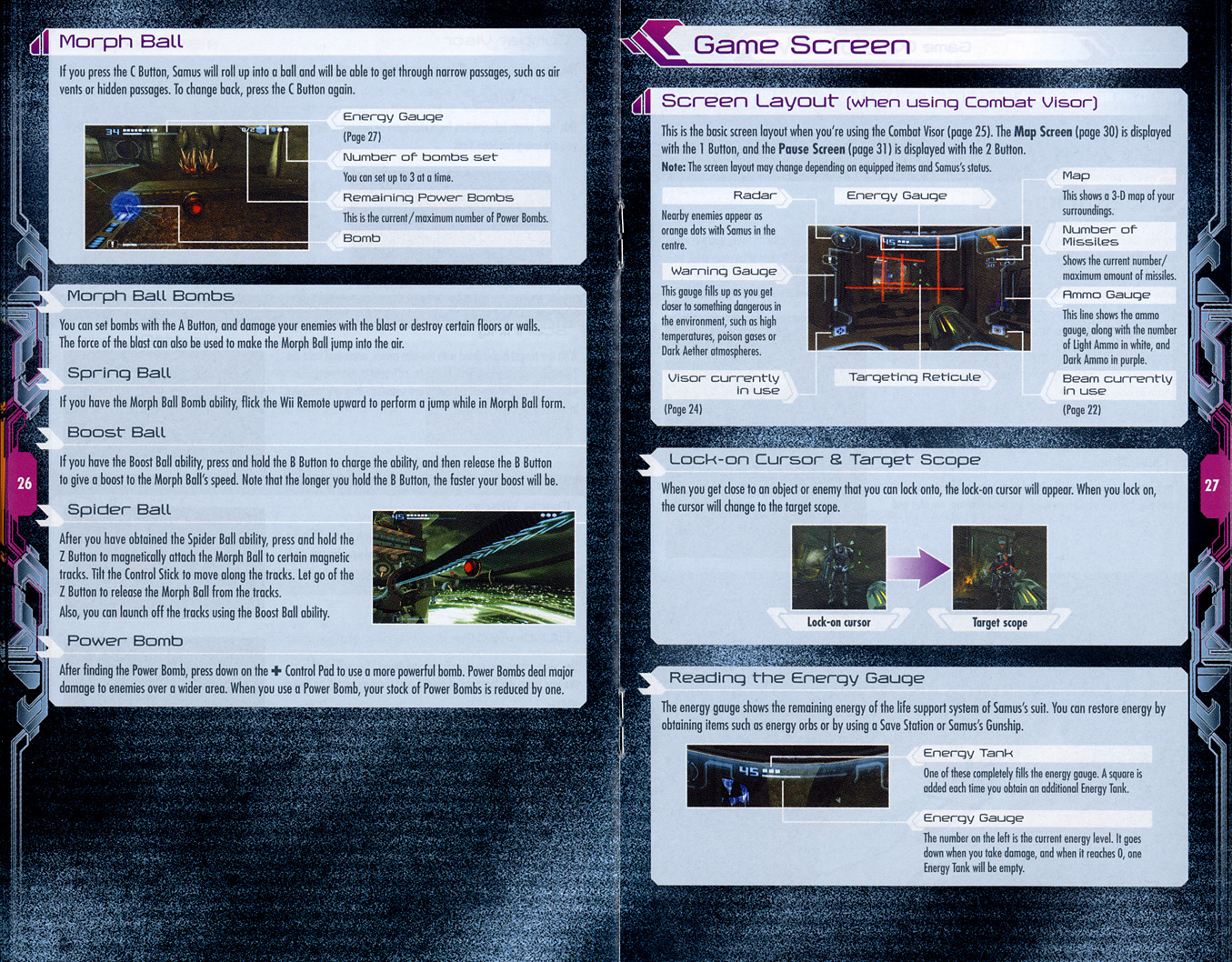 Metroid Prime Trilogy instruction manual