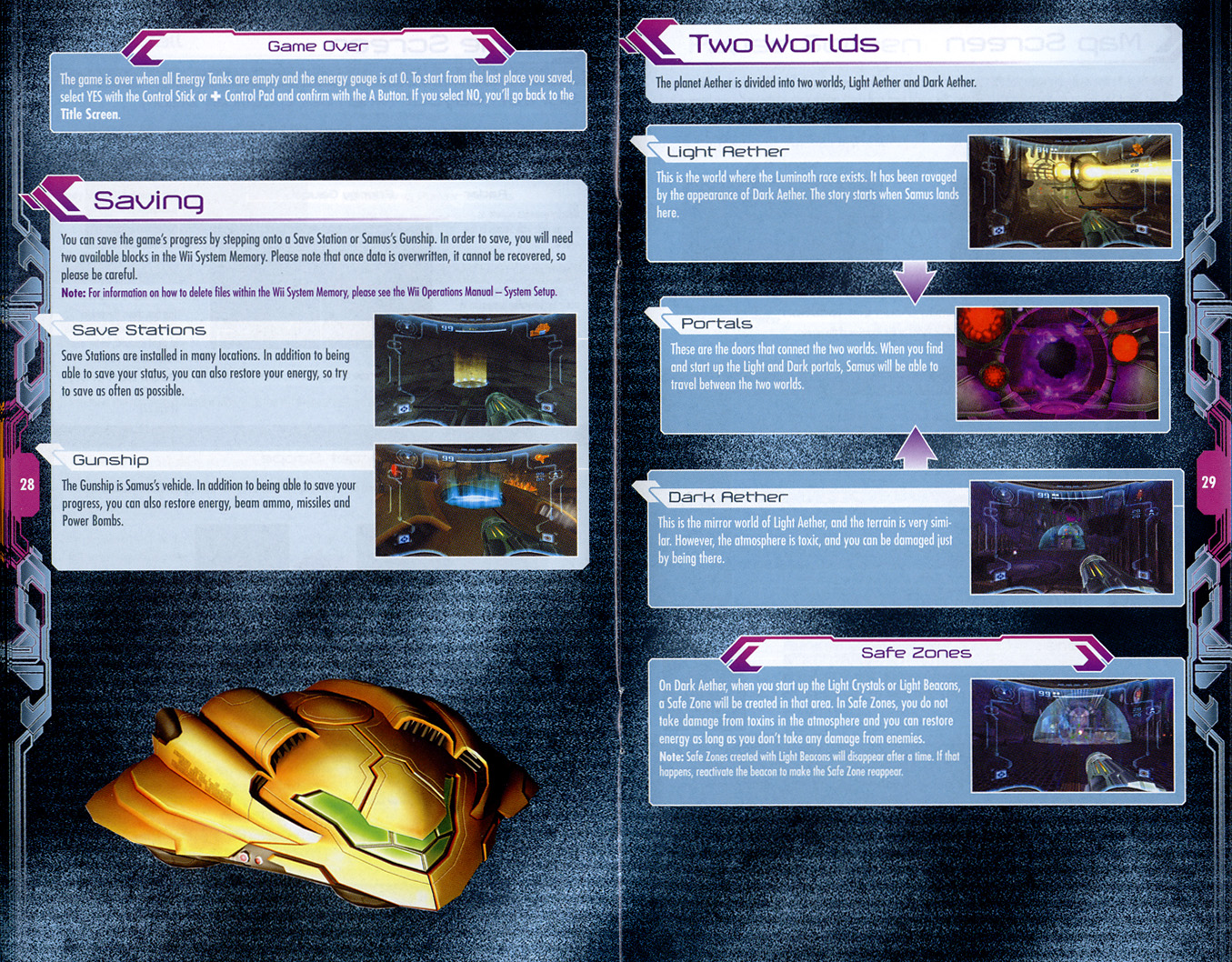 Metroid Prime Trilogy instruction manual