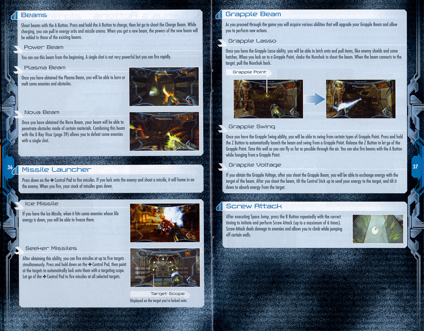 Metroid Prime Trilogy instruction manual