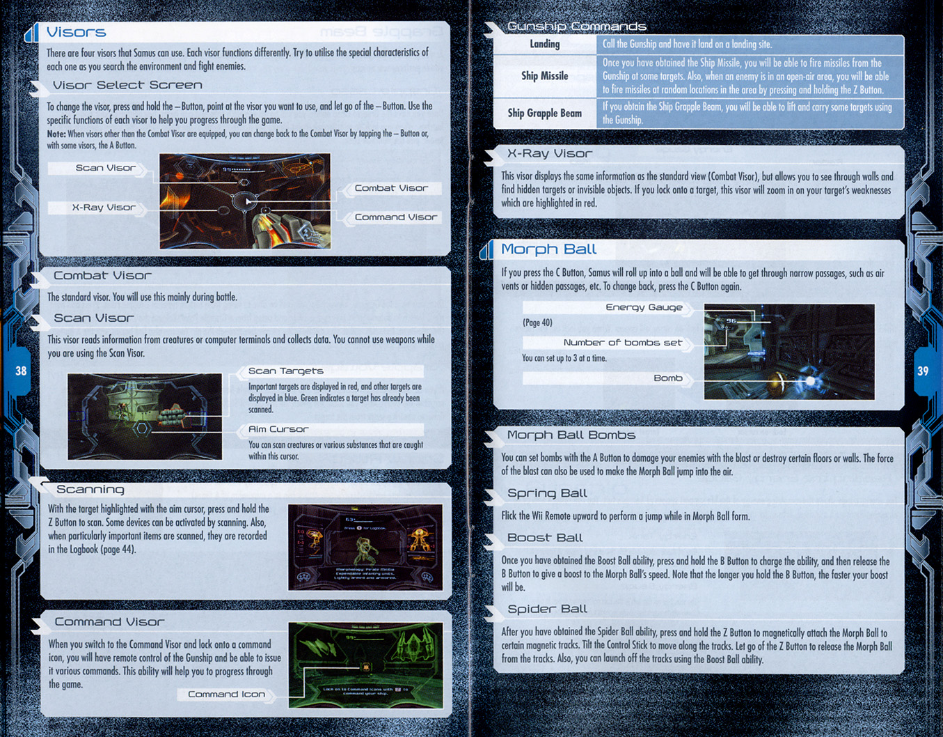 Metroid Prime Trilogy instruction manual