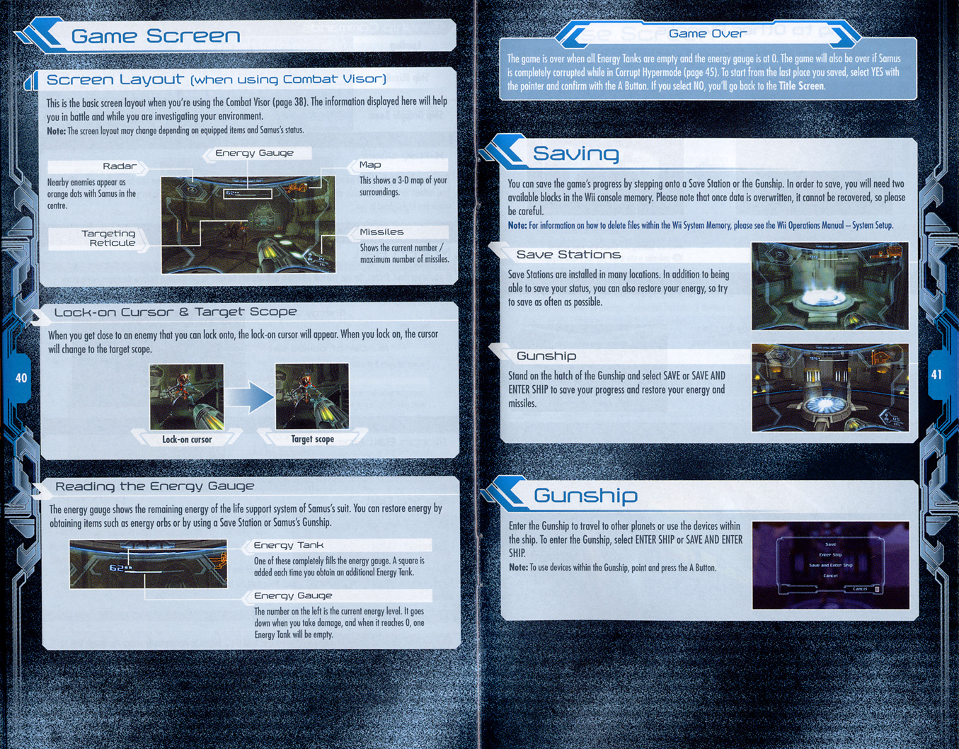 Metroid Prime Trilogy instruction manual