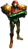 Samus Aran 1 (white background)