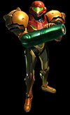 Samus Aran 1 (black background)